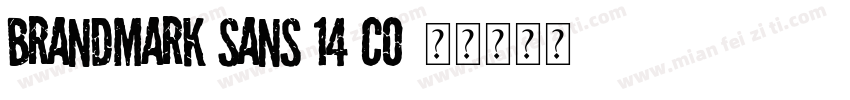 Brandmark Sans 14 Co字体转换